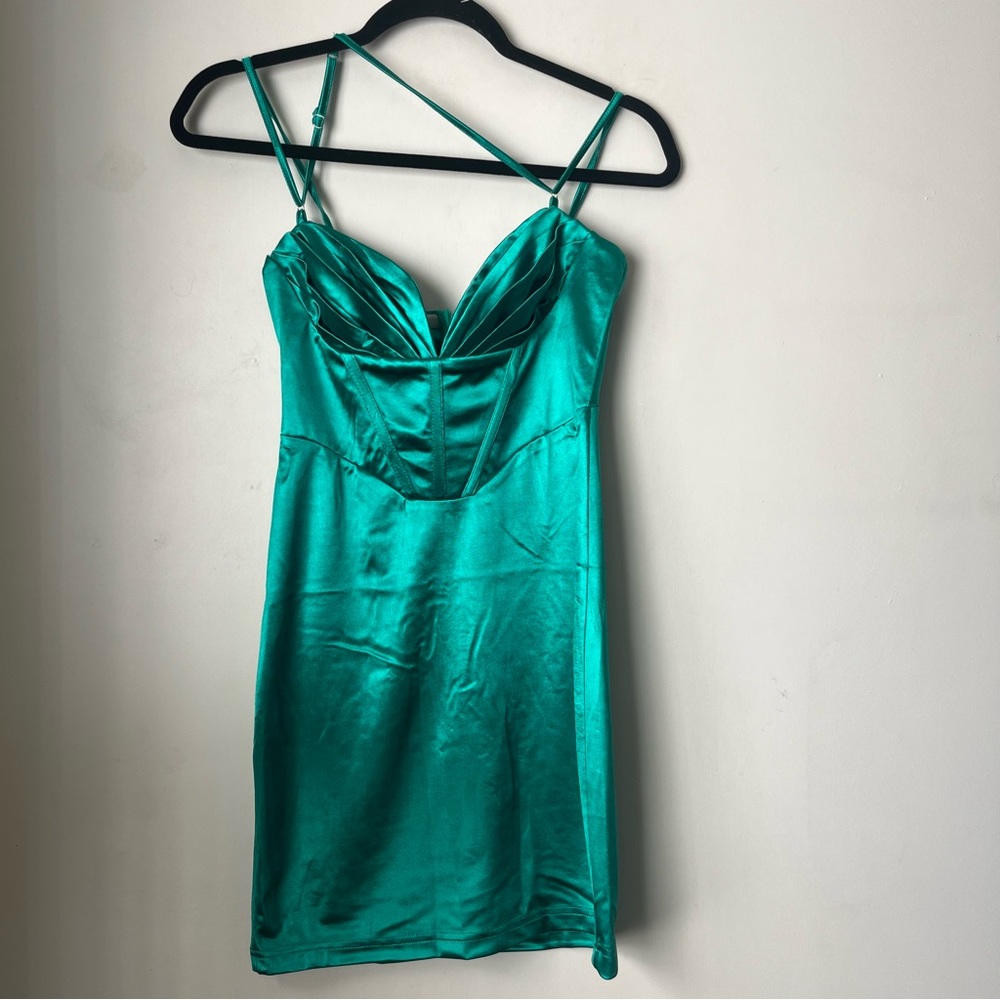 Princess Polly Green Mini Dress